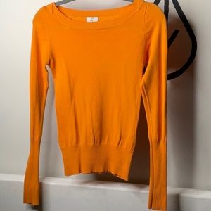 Orange long sleeve Top
